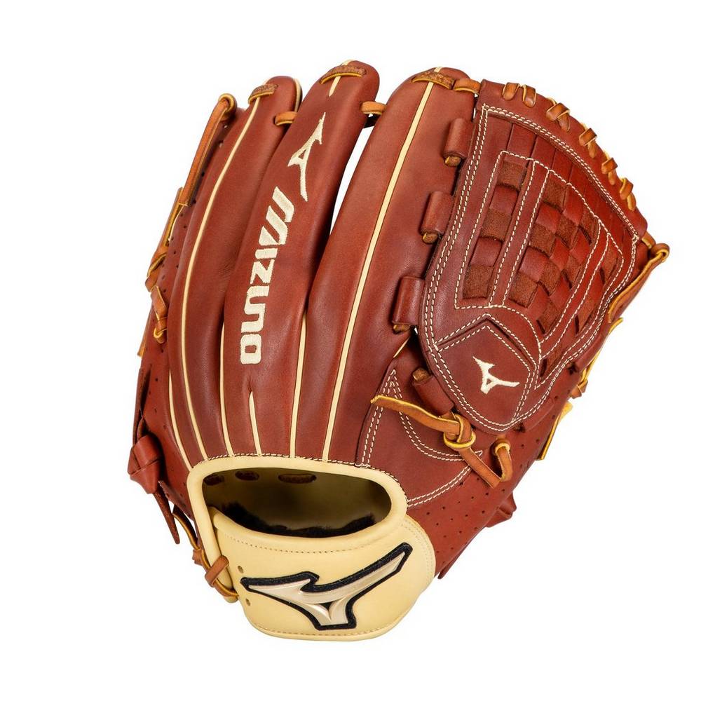 Guantes Mizuno Beisbol Prime Elite Pitcher 12" Para Hombre Marrom 7182054-HV